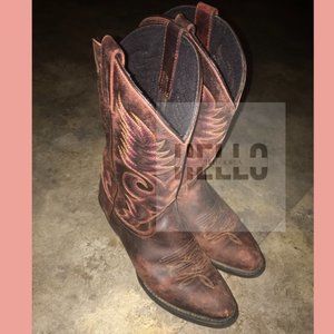 Laredo Men's Awesome Cowboy Boots Size 9
